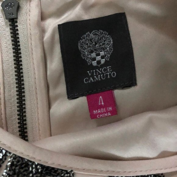 Vince Camuto Paisley Sequin Mini Party Dress - Picture 3 of 7